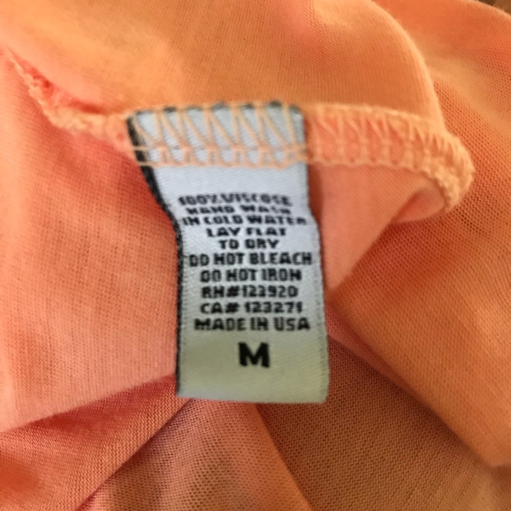 LAmade Peach Racerback Tank Top, M - Picture 3 of 4